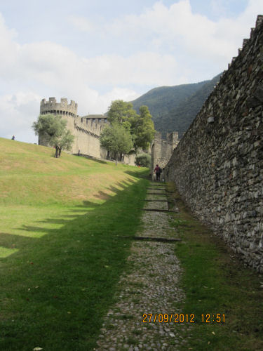 Castello Montebello Bellinzona Wanderweg