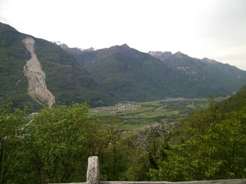 Ticino Felssturz Preonzo