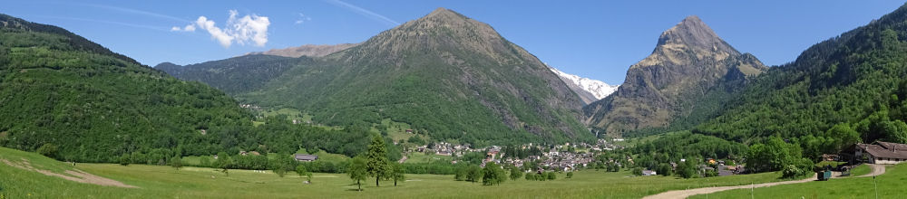 Panoramaansicht Olivone