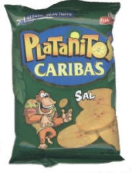 Platanitos fritos con Sal 50 Gr.